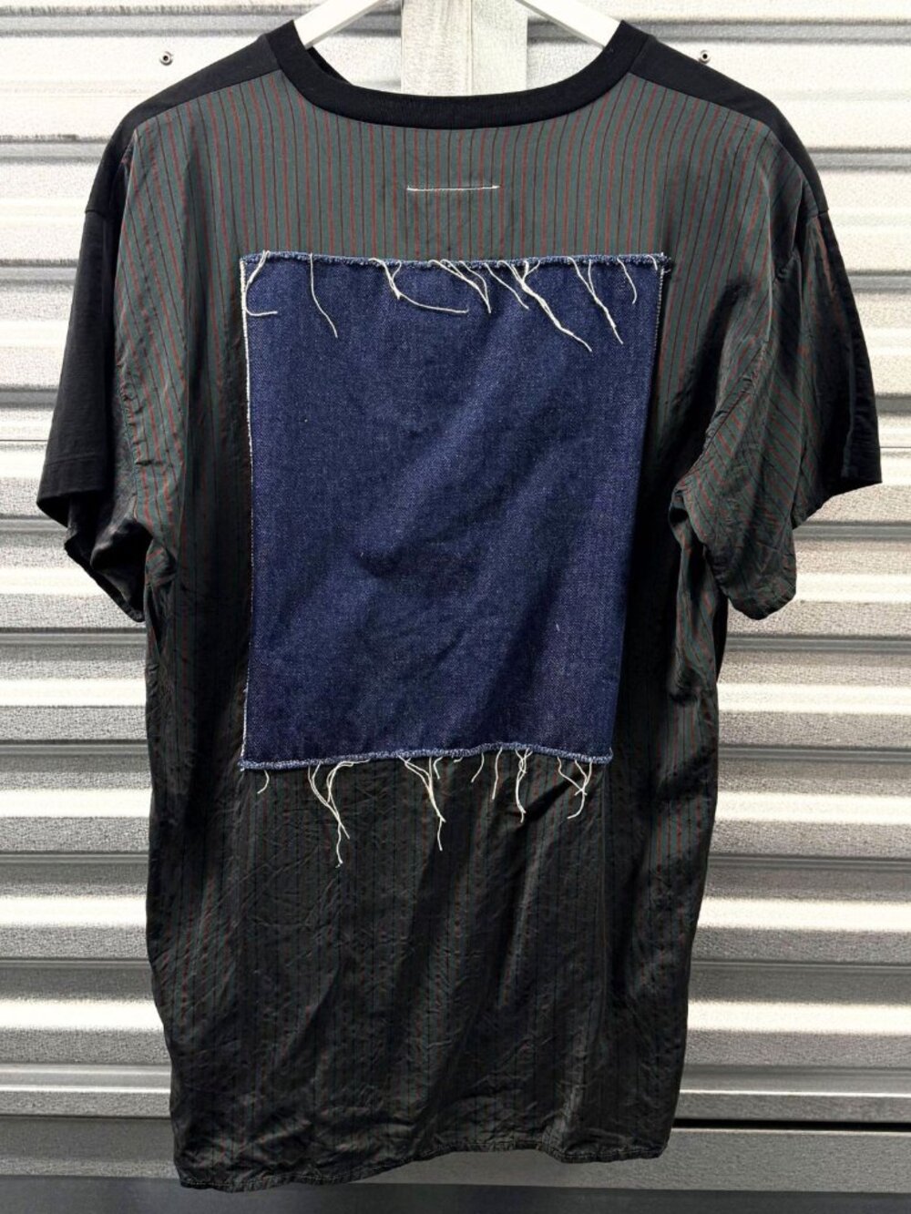 MAISON MARTIN MARGIELA MM6 Multicolor Multi Panel T-Shirt Oversized S